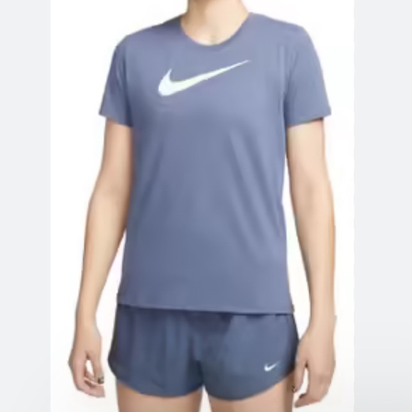 Nike Tops - Nike | New Women's Nike Swoosh T-shirt jersey blue